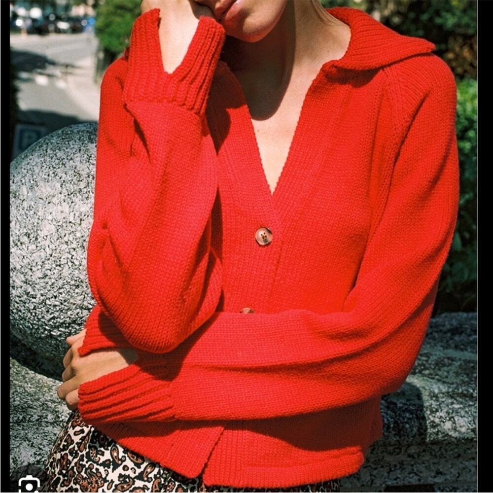 Ciao Lucia Bireno Cardigan red sz M